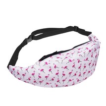 New 3D Colorful Waist Pack For Men Fanny Pack Style Bum Bag Flamingo Women Money - £10.37 GBP