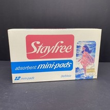 Vintage Stayfree Absorbent mini-pads Unopened box 12 pads New 90s - £14.15 GBP