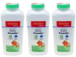 ( 3 Bottles ) Playtex Baby Cornstartch Baby Powder 10 oz Each SEALED - $27.71