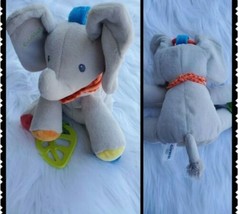 Baby Gund Elephant Activity Toy Plush Teether Animal Infant Kids - £7.81 GBP