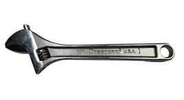 Vintage Crescent Crestology 10” Adjustable Wrench Made in USA - £23.49 GBP