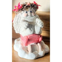 1991 Dreamsicles Cherub Angel Sleigh Ride Christmas Angel Figurine Colle... - €9,94 EUR