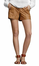 Designer Genuine Lambskin Partywear Leather Shorts For Women&#39;s Mini HOT ... - £68.67 GBP