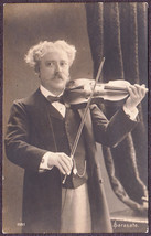 Spanish Violinist Pablo de Sarasate Pre-1920 RPPC Real Photo Postcard - £13.71 GBP