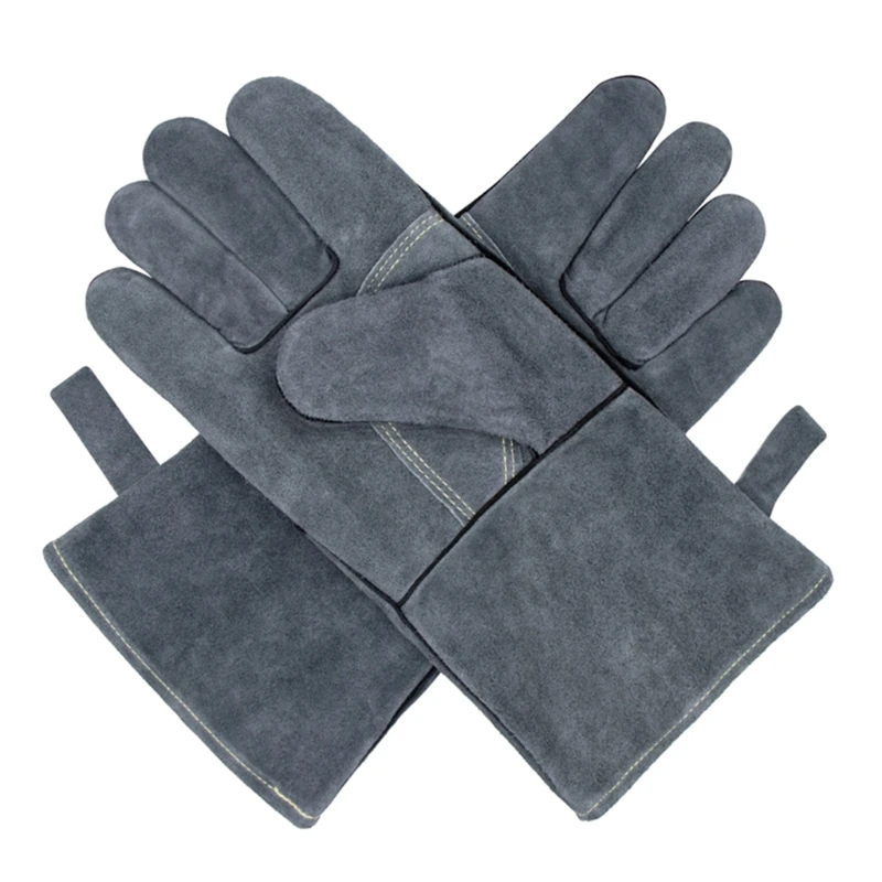 hide Leather Welding Gloves Provide Safety for PROTECTION for Welders for Weldin - £55.75 GBP