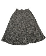 Jason Wu Skirt Womens 10 Black Tweed Boulce Knit A Line Midi Fringe Acad... - $732.81 MXN