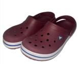 Crocs Classic Clog Maroon Dark Red Mens 7 Women&#39;s 9 Slip On Shoes - $14.99