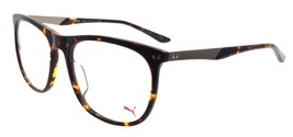 PUMA PU0095O 002 Unisex Eyeglasses Frames 54-18-140 Havana / Ruthenium - $43.85