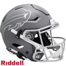 Buffalo Bills Helmet Riddell Authentic Full Size SpeedFlex Style Slate Alternate - $14,063.37 MXN