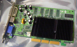 e-Geforce4 MX4000 128MB DDR AGP PC Video Graphics Card 128-A8-NV95-LX Passive - $21.04