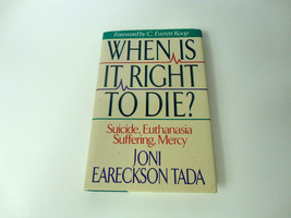 Euthanasia Book Hardcover When is it right to die ? New Old Stock - £3.03 GBP