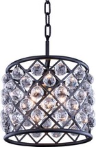 Pendant Lamp MADISON 4-Light Mocha Brown Golden Teak Smoky Crystal Gold - £699.31 GBP