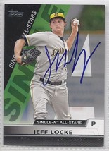Jeff Locke Signed Autographed 2011 Topps Pro Debut All Star Card - £7.65 GBP
