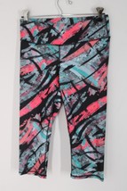 NWT Fabletics S Multi Salar Stretch Pull On Crop Capri Leggings - £20.93 GBP