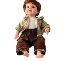 Duck House Heirloom Vinyl Doll Baby Boy Numbered Vtg 19&quot; - £28.19 GBP
