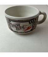 Fresh From the Farm Soup Mug/Cup Carrots &amp; Peas Houston Harvest Nice - €12,99 EUR