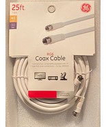 GE 25FT. RG6 Audio/Video Coax Cable *NEW* ddd1 - $16.28 CAD