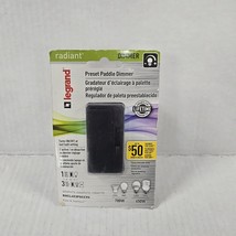 Legrand RHCL453PGCCV4 450W Preset Decorator Rocker Dimmer Light Switch 3... - $22.76