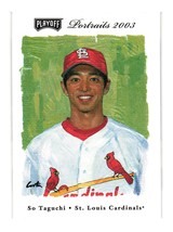 2003 Playoff Portraits #106 So Taguchi St. Louis Cardinals - £3.79 GBP