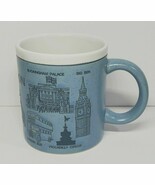 Vintage Blue and White &quot;Sights of London&quot; Coffee Mug Cup - $13.47