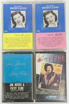 Set of 4 Patsy Cline Cassette Tapes Always The Legendary Patsy Cline Volumes 1 2 - $12.86