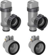 Hose Adapters B Plunger Valves with Gaskets Compatible with Intex Pool Parts Rep - £54.90 GBP