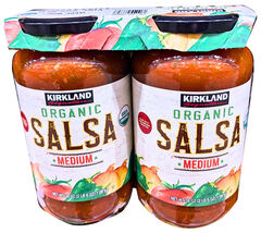 Kirkland Signature Organic Salsa Medium 2 x 38 oz Glass Jars EXP 03/2027 - €19,14 EUR