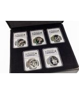 2009 Canada S $25 Vancouver Olympiques Set 5 Argent Pièces Série III NGC... - €450,64 EUR