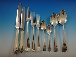 Old English by Various English Makers Sterling Silver Flatware Service 58 Pcs - £2,136.28 GBP