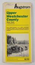 *L1) Vintage 1982 Hagstrom Map of Upper Westchester County New York Fold... - $19.79