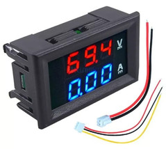 4 x Mini Digital Voltmeter Ammeter DC 100V 10A LED Display Panel Amp Vol... - £17.01 GBP