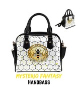 Queen Bee Artistic PU Leather Shoulder Bag. - $135.00