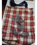 Disney Resort Micky Mouse Plaid Cotton Bag - $13.70 CAD