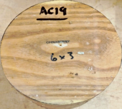 BEAUTIFUL CHINABERRY BOWL BLANK LATHE TURNING BLANK LUMBER WOOD 6&quot; X 3&quot; ... - $19.76