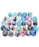 New Arrive 12pcs/lot glass cartoon 18mm snap buttons leather clasp snap ... - £8.10 GBP