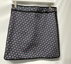 Nanette Lepore Skirt Lined Retro Geo Casual Stretch Cotton SZ 6 - £19.21 GBP