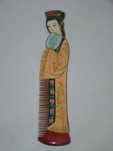 Japanese Geisha - Wooden Comb - £11.78 GBP