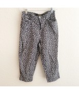 Vintage Women&#39;s Floral Print Capri Pants David Paul New York Sz 10 Black... - $7.15