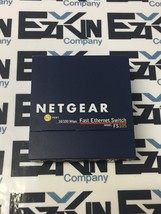 Netgear FS105 5-Port Fast Ethernet Switch 10/100Mbps W/Out Power Cord  - $196.07 MXN