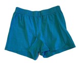 Faded Glory Shorts Girls Large 10/12 Aqua Blue active wear Leisure Cotto... - £3.16 GBP
