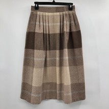 Vintage Plaid Skirt Womens 11 Used Pockets Plaid - £15.66 GBP