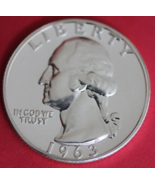 1963 Proof George Washington Quarter Exact Coin Shown  156 - $21.15 CAD