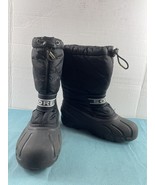 Sorel Cub Big Kids Youth Shoes Black 3 M Lined Waterproof Insulated Snow... - $67.59 CAD