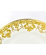 Antique 4 Theodore Haviland & Co. Limoges Raised Gold Encrusted 10" Dinner Plate - $541.93 CAD