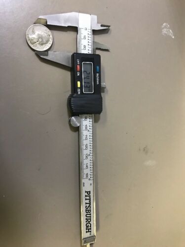 Pottsburgh Digital Analog Calipers Micrometer 6” 150mm CRP Precision Craft - £35.61 GBP