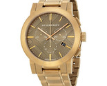 Burberry BU9353 Men&#39;s Swiss Chronograph Rose Gold Ion Plated Stainless S... - $209.99