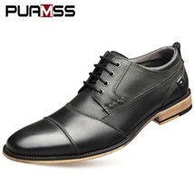  Men Shoes Men Leather Dress Shoes Top Quality British Style Business Formal Wed - £55.57 GBP