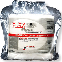 FlexWipes 10802 Disinfectant Wipes (4-Pack), 8&quot; x 6&quot; Wipe in Rolls of 800 - £85.36 GBP