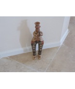Creepy very large pottery candlestick holder - £27.52 GBP