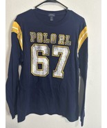 Polo Ralph Lauren Kids Boys Blue Long Sleeve 1967 Shirt Size XL (18-20) - €16,79 EUR